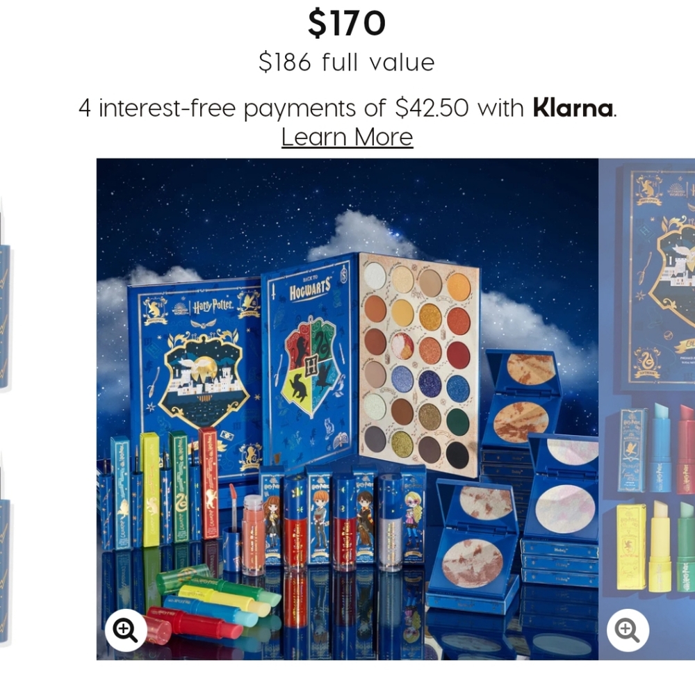 Colourpop Harry Potter Collection